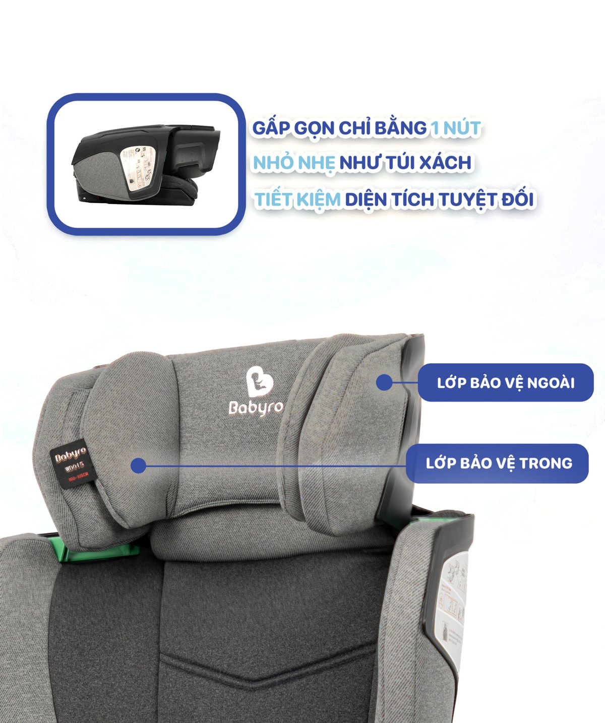i-Trek gấp gọn chỉ 5 giây, tiết kiệm diện tích