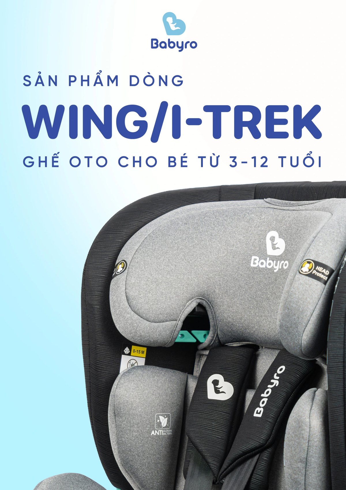 Dòng Wing / i-Trek cho bé 3 - 12 tuổi